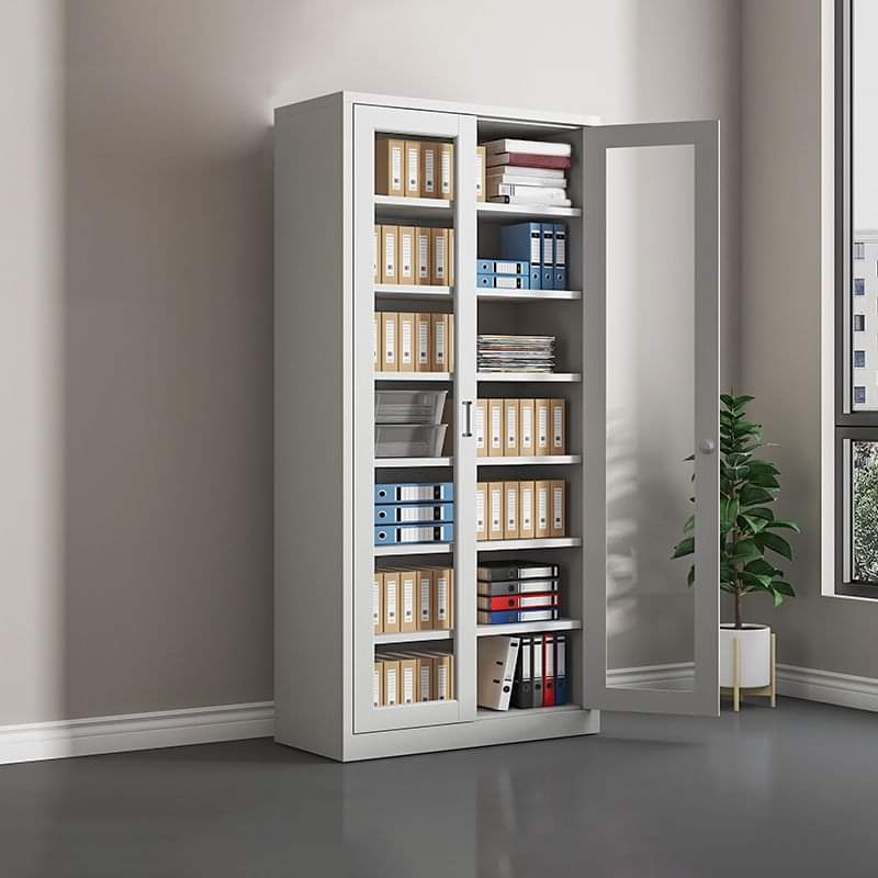 Steel Glass-Door Filing Cabinet