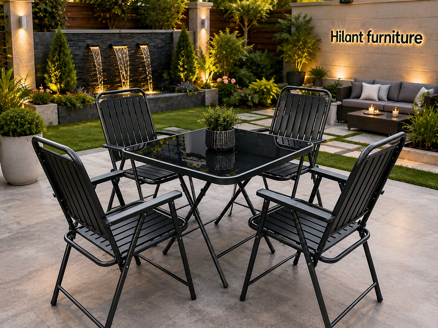4-Seater All Foldable Outdoor Set.