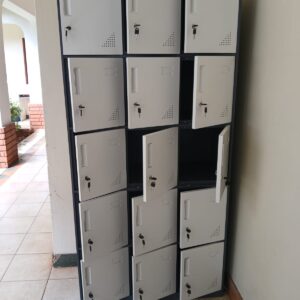 15-Door Steel Storage Locker Cabinet.