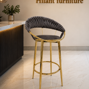 Modern High-Back Kitchen & Counter Stool.